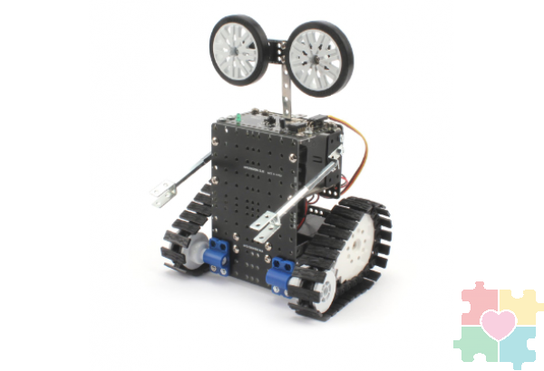 Ресурсный набор Robo Kit 1-2 для изучения гусеничного транспорта и STEM технологий к набору Robo kit 1