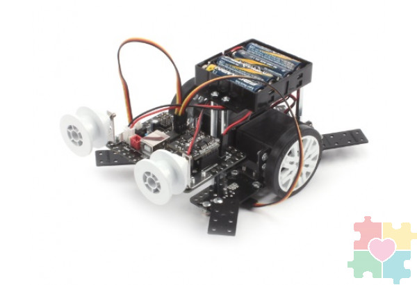 Ресурсный набор Robo Kit 1-2 для изучения гусеничного транспорта и STEM технологий к набору Robo kit 1