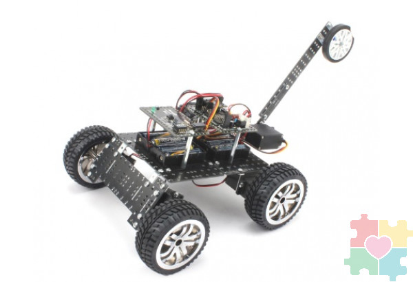 Ресурсный набор Robo Kit 2-3 для изучения колеcных роботов и STEM технологий к набору Robo kit 1