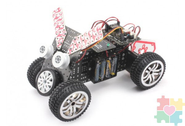 Ресурсный набор Robo Kit 2-3 для изучения колеcных роботов и STEM технологий к набору Robo kit 1