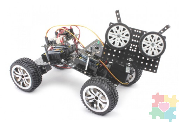 Ресурсный набор Robo Kit 2-3 для изучения колеcных роботов и STEM технологий к набору Robo kit 1