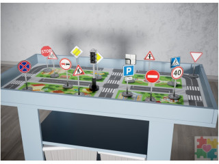 Игровой ландшафтный стол для изучения ПДД№2