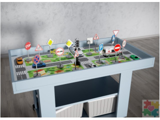 Игровой ландшафтный стол для изучения ПДД№2