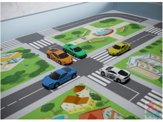 Игровой ландшафтный стол для изучения ПДД№2