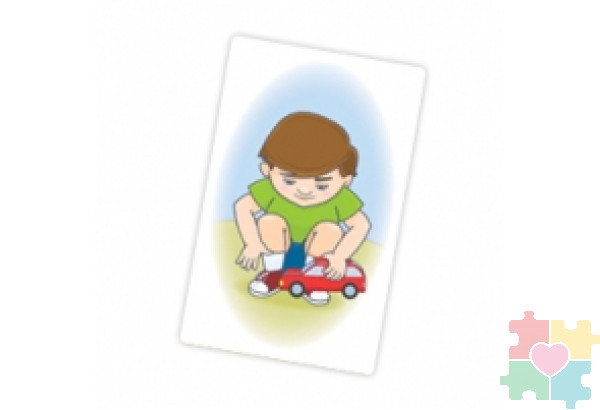 Набор карточек "Бежит-лежит" Набор карточек "Бежит-лежит"