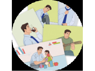 Набор карточек "Папин день"