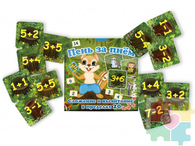 Набор карточек "Пень за пнем"