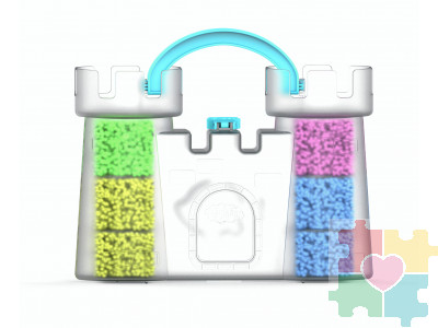 ПлэйФоум PlayFoam. Возьми с собой. Песочный замок. (6 элементов с фигурками)