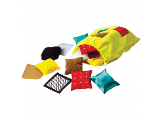 Развивающая игрушка "Тактильные квадраты" (21 элемент)