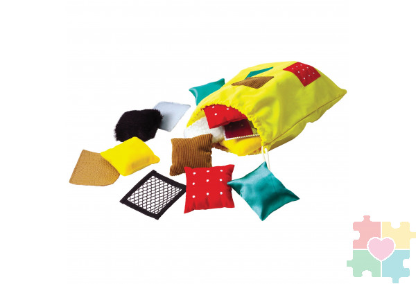 Развивающая игрушка "Тактильные квадраты" (21 элемент)