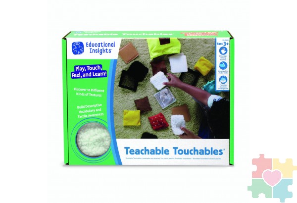 Развивающая игрушка "Тактильные квадраты" (21 элемент)