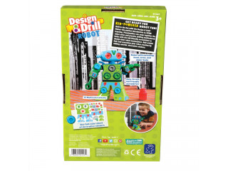 Развивающая игрушка "Закручивай и учись.Робот"  (16 элементов с наклейками)