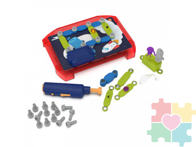 Развивающая игрушка "Закручивай и учись.Космическая миссия"  (50 элементов)