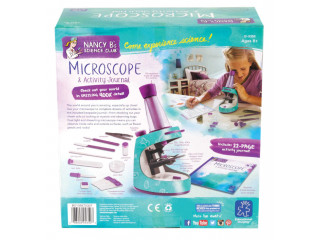 Мой первый микроскоп  (с подсветкой и препаратами, 21 элемент)