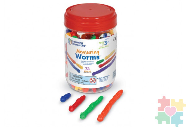 Развивающая игрушка фигурки "Червячки"  (72 элемента) Развивающая игрушка фигурки "Червячки"  (72 элемента)