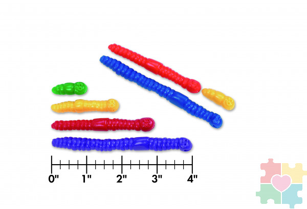 Развивающая игрушка фигурки "Червячки"  (72 элемента) Развивающая игрушка фигурки "Червячки"  (72 элемента)