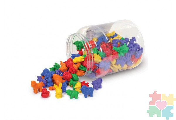 Развивающая игрушка "Фигурки Мамы и малыши"  (144 элемента)