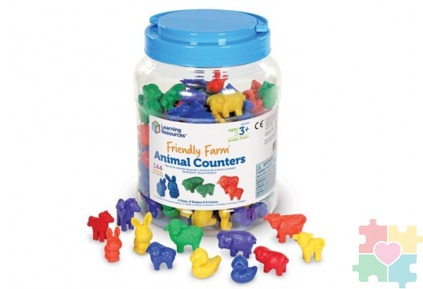 Развивающая игрушка "Фигурки Мамы и малыши"  (144 элемента)