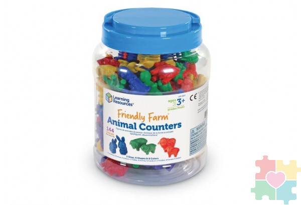 Развивающая игрушка "Фигурки Мамы и малыши"  (144 элемента)