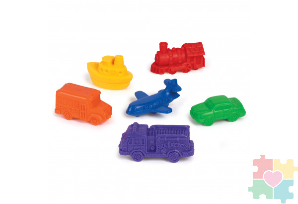 Развивающая игрушка "Фигурки Транспорт"  (72 элемента)