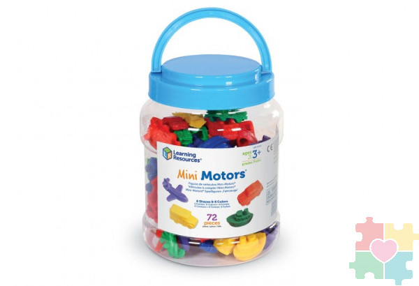 Развивающая игрушка "Фигурки Транспорт"  (72 элемента)