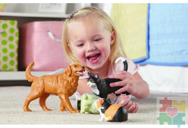 Развивающая игрушка «Домашние питомцы» (6 элементов)