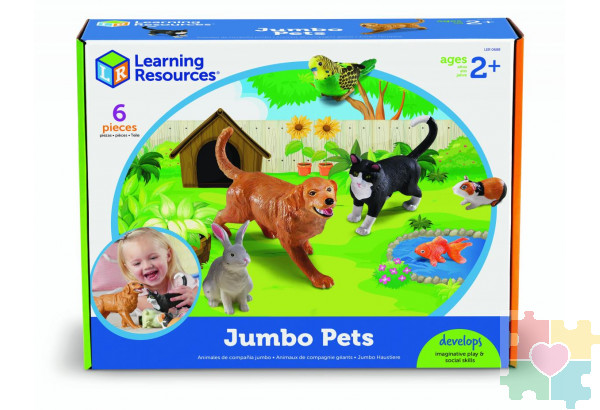 Развивающая игрушка «Домашние питомцы» (6 элементов)