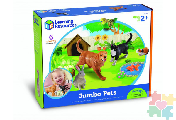 Развивающая игрушка «Домашние питомцы» (6 элементов)