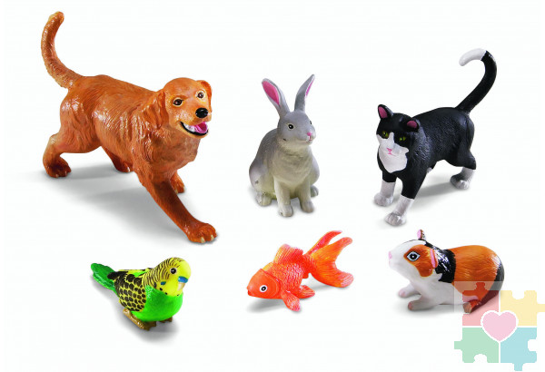 Развивающая игрушка «Домашние питомцы» (6 элементов)