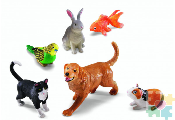 Развивающая игрушка «Домашние питомцы» (6 элементов)