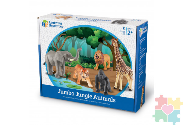 Развивающая игрушка «Животные джунглей» (5 элементов)