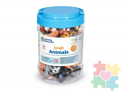 Развивающая игрушка "Фигурки для счета. Животные джунглей" (60 элементов)