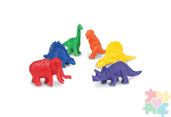 Развивающая игрушка "Фигурки Динозавры"  (108 элементов)