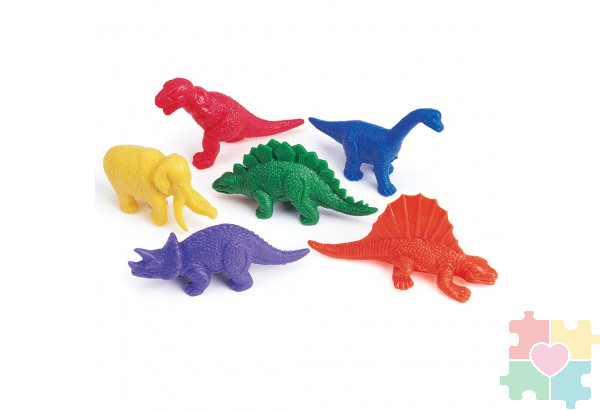 Развивающая игрушка "Фигурки Динозавры"  (108 элементов)