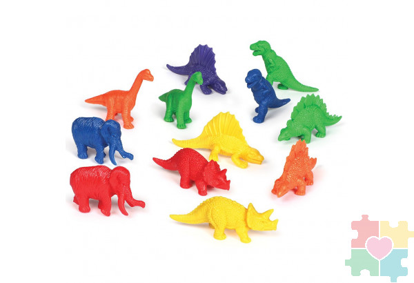 Развивающая игрушка "Фигурки Динозавры"  (108 элементов)