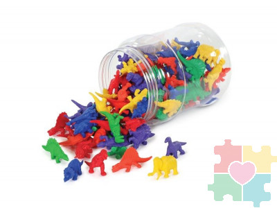 Развивающая игрушка "Фигурки Динозавры"  (108 элементов)