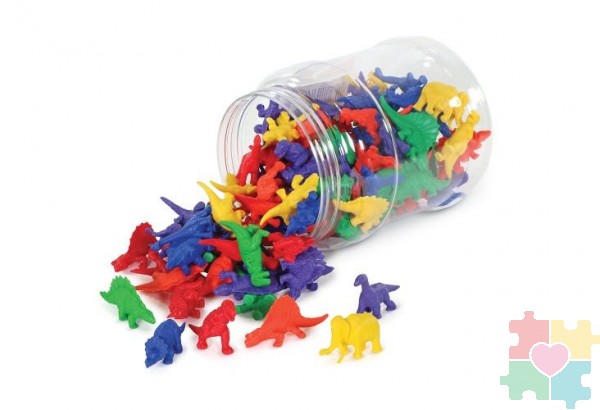 Развивающая игрушка "Фигурки Динозавры"  (108 элементов)