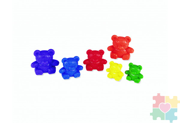 Развивающая игрушка "Фигурки Семейка медведей"  (96 элементов)