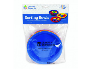 Цветные тарелки для сортировки канцелярских товаров (6 элементов)