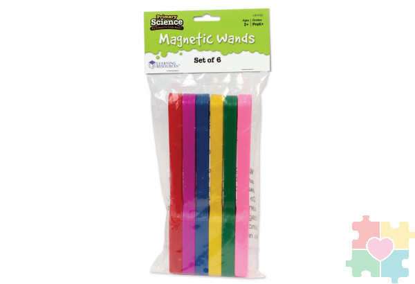 "Моя первая лаборатория. Магнитные жезлы" (6 элементов)