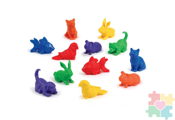 Развивающая игрушка "Фигурки Домашние животные" (72 элемента)