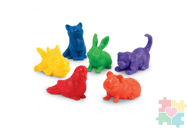 Развивающая игрушка "Фигурки Домашние животные" (72 элемента)