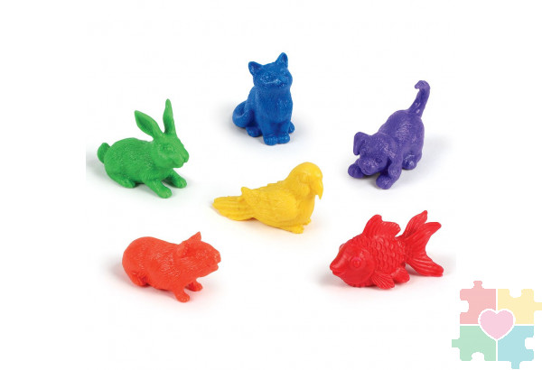 Развивающая игрушка "Фигурки Домашние животные" (72 элемента)