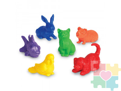 Развивающая игрушка "Фигурки Домашние животные" (72 элемента)