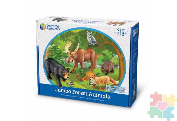 "Развивающая игрушка Животные леса"  (5 элементов)