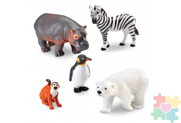 Развивающая игрушка «В зоопарке» (5 элементов)