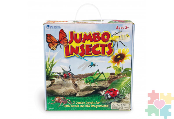 Развивающая игрушка "Насекомые"  (7 элементов)