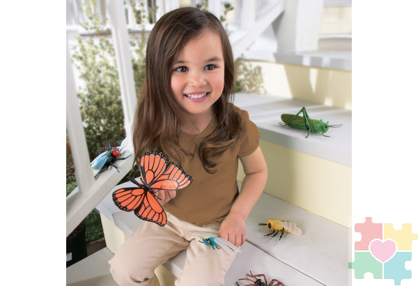 Развивающая игрушка "Насекомые"  (7 элементов)