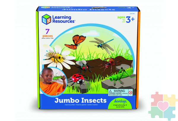 Развивающая игрушка "Насекомые"  (7 элементов)