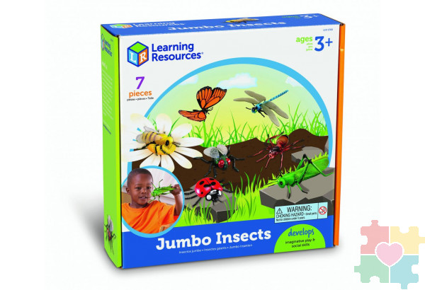 Развивающая игрушка "Насекомые"  (7 элементов)